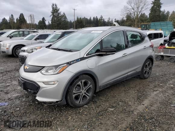 2017 Chevrolet Bolt EV Premier z VIN 1G1FX6S03H4128509, wystawiony jako Copart lot #39336524 z przebiegiem 114 544 mil mil oraz . Historia ofert i sprzedaży dostępna na DreamBid. Obrazek 1.