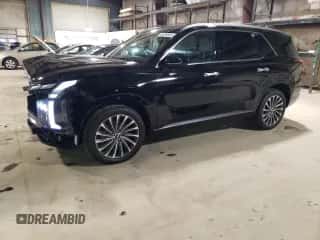 2024 Hyundai Palisade Calligraphy с VIN KM8R7DGE6RU662551, выставлен на аукционе Copart как лот 49396804 с пробегом 5 652 миль миль и Списание • Salvage title. История ставок и продаж доступна на DreamBid. Изображение 1.
