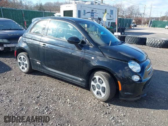 ✅ 2015 FIAT 500e • VIN: 3C3CFFGE6FT555471 • Lot: 41573855. Listed on IAAI with Not provided. Free auction sales archive from the USA and detailed vehicle history report at DreamBid. Image 1.