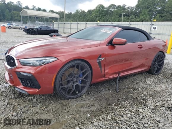 ✅ 2020 BMW M8 Competition • VIN: WBSDZ0C07LCD01656 • Lot: 64546085. Wystawiony na Copart z przebiegiem 12 005 mil. Bezpłatny archiwum sprzedaży aukcyjnych z USA i szczegółowy raport historii pojazdu na DreamBid. Zdjęcie 1.