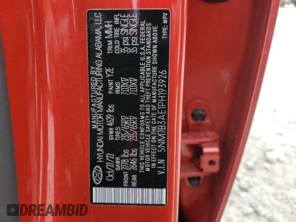 ✅ 2023 Hyundai Tucson SEL • VIN: 5NMJB3AE1PH193926 • Lot: 71854354. Wystawiony na Copart z przebiegiem 88 545 mil. Bezpłatny archiwum sprzedaży aukcyjnych z USA i szczegółowy raport historii pojazdu na DreamBid. Zdjęcie 13.