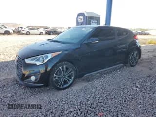 ✅ 2015 Hyundai Veloster Turbo • VIN: KMHTC6AE2FU235420 • Lot: 77596834. Wystawiony na Copart z przebiegiem 107 858 mil. Bezpłatny archiwum sprzedaży aukcyjnych z USA i szczegółowy raport historii pojazdu na DreamBid. Zdjęcie 1.