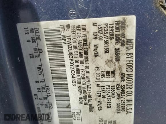 ✅ 2000 Ford Explorer XLT • VIN: 1FMZU83P0YZC64423 • Лот: 80081185. Опубликован ранее на Copart с пробегом 160 357 миль. Бесплатный доступ к архиву аукционных продаж из США и подробный отчёт об истории автомобиля на DreamBid. Изображение 13.