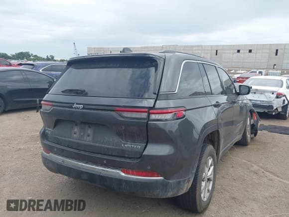 ✅ 2022 Jeep Grand Cherokee Limited • VIN: 1C4RJHBGXN8501208 • Lot: 42663514. Listed on IAAI with 60,040 mi. Free auction sales archive from the USA and detailed vehicle history report at DreamBid. Image 4.