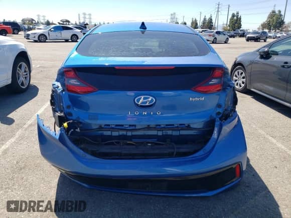 2017 Hyundai Ioniq SEL с VIN KMHC75LC6HU031572, выставлен на аукционе Copart как лот 49340214 с пробегом 99 278 миль миль и Списание • Salvage title. История ставок и продаж доступна на DreamBid. Изображение 6.