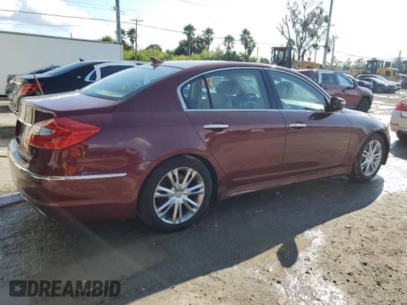 2012 Hyundai Genesis 3.8L с VIN KMHGC4DD4CU191036, выставлен на аукционе Copart как лот 73804614 с пробегом Не указан миль и На запчасти • Non repairable. История ставок и продаж доступна на DreamBid. Изображение 3.