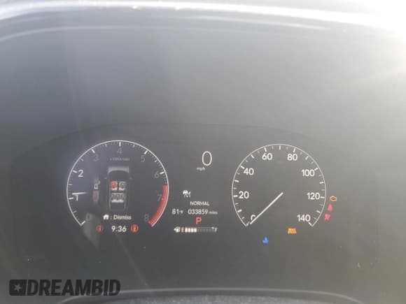 ✅ 2023 Honda CR-V EX-L • VIN: 7FARS3H70PE013190 • Lot: 62726755. Listed on Copart with 33,859 mi. Free auction sales archive from the USA and detailed vehicle history report at DreamBid. Image 9.