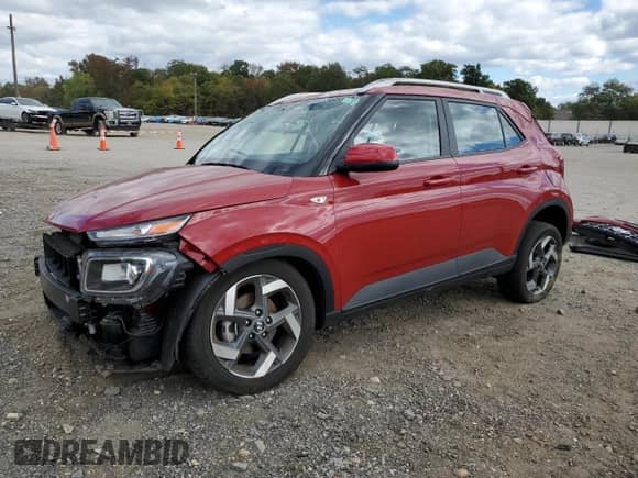 2023 Hyundai Venue SEL с VIN KMHRC8A39PU222556, выставлен на аукционе Copart как лот 76170744 с пробегом 9 959 миль миль и Списание • Salvage title. История ставок и продаж доступна на DreamBid. Изображение 1.