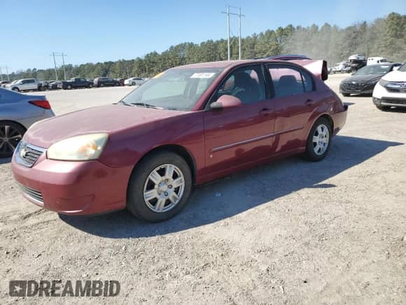 2006 Chevrolet Malibu 0LT z VIN 1G1ZT51F26F203064, wystawiony jako Copart lot #77491144 z przebiegiem 319 341 mil mil oraz Szkoda całkowita • Salvage title. Historia ofert i sprzedaży dostępna na DreamBid. Obrazek 1.