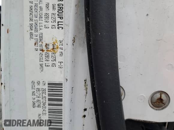 2010 Dodge Challenger R/T Classic z VIN 2B3CJ5DT2AH314131, wystawiony jako Copart lot #71792124 z przebiegiem Nie podano mil oraz Czysty tytuł • Clean title. Historia ofert i sprzedaży dostępna na DreamBid. Obrazek 12.