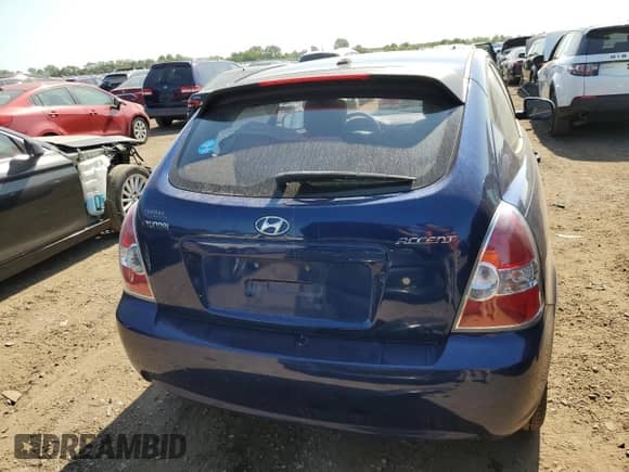 2010 Hyundai Accent GS with VIN KMHCM3AC9AU156748, listed as a Copart auction lot 68493014 with 124,228 mi miles and Salvage title. Bid and sale history available at DreamBid. Image 6.