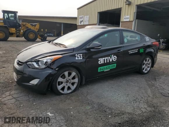 ✅ 2013 Hyundai Elantra Limited • VIN: KMHDH4AE4DU619612 • Lot: 67290295. Listed on Copart with 205,635 mi. Free auction sales archive from the USA and detailed vehicle history report at DreamBid. Image 1.