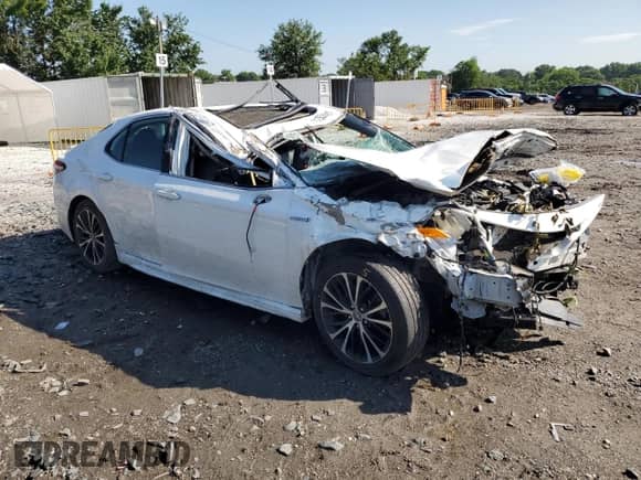 2020 Toyota Camry Hybrid SE с VIN 4T1J31AK2LU521294, выставлен на аукционе Copart как лот 61753045 с пробегом 141 220 миль миль и Списание • Salvage title. История ставок и продаж доступна на DreamBid. Изображение 4.
