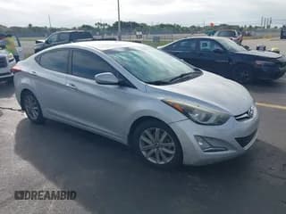 ✅ 2016 Hyundai Elantra SE • VIN: 5NPDH4AE8GH656746 • Lot: 43475061. Listed on IAAI with 131,221 mi. Free auction sales archive from the USA and detailed vehicle history report at DreamBid. Image 1.