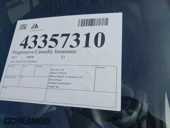 ✅ 2017 BMW X1 xDrive28i • VIN: WBXHT3C32H5F80843 • Lot: 43357310. Wystawiony na IAAI z przebiegiem 83 163 mil. Bezpłatny archiwum sprzedaży aukcyjnych z USA i szczegółowy raport historii pojazdu na DreamBid. Zdjęcie 17.