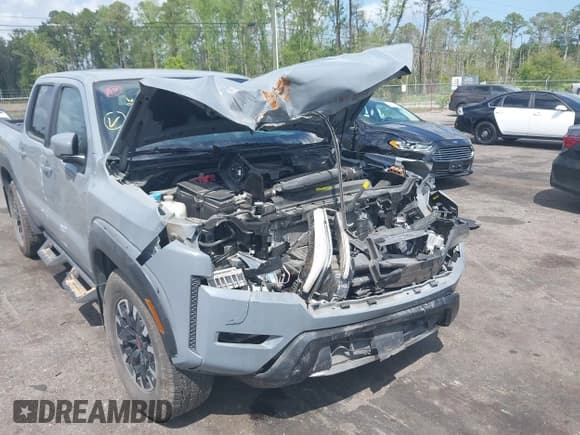 ✅ 2024 Nissan Frontier SV • VIN: 1N6ED1EK0RN626574 • Lot: 41936992. Listed on IAAI with 16,817 mi. Free auction sales archive from the USA and detailed vehicle history report at DreamBid. Image 6.