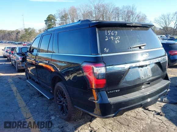 ✅ 2020 Ford Expedition Max Limited • VIN: 1FMJK2AT9LEA11567 • Lot: 41592375. Listed on IAAI with 96,659 mi. Free auction sales archive from the USA and detailed vehicle history report at DreamBid. Image 3.