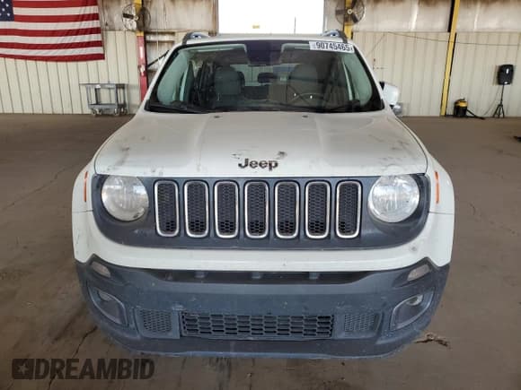 ✅ 2017 Jeep Renegade Latitude • VIN: ZACCJABB9HPE80589 • Lot: 90745465. Wystawiony na Copart z przebiegiem 162 182 mil. Bezpłatny archiwum sprzedaży aukcyjnych z USA i szczegółowy raport historii pojazdu na DreamBid. Zdjęcie 5.