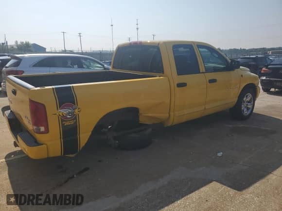 2004 Dodge 1500 SLT z VIN 1D7HU18D14J291084, wystawiony jako Copart lot #66081264 z przebiegiem 206 919 mil mil oraz Nie do naprawy • Non repairable. Historia ofert i sprzedaży dostępna na DreamBid. Obrazek 3.