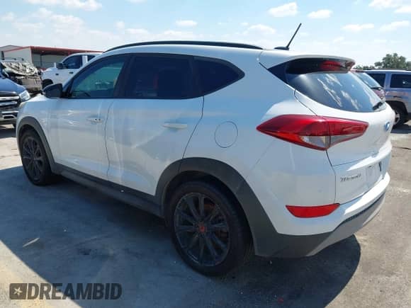 2017 Hyundai Tucson Sport with VIN KM8J33A2XHU548973, listed as a IAAI auction lot 43339444 with 103,873 mi miles and . Bid and sale history available at DreamBid. Image 3.