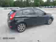 2017 Hyundai Accent Sport with VIN KMHCU5AE2HU354529, listed as a Copart auction lot 57215595 with Not provided miles and Salvage title. Bid and sale history available at DreamBid. Image 3.