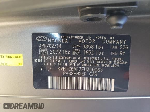 ✅ 2014 Hyundai Veloster Turbo • VIN: KMHTC6AE2EU210063 • Lot: 79243924. Wystawiony na Copart z przebiegiem 130 551 mil. Bezpłatny archiwum sprzedaży aukcyjnych z USA i szczegółowy raport historii pojazdu na DreamBid. Zdjęcie 12.