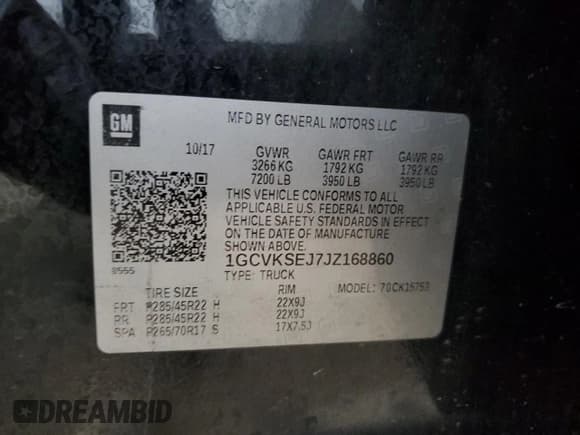 ✅ 2018 Chevrolet Silverado 1500 LTZ • VIN: 1GCVKSEJ7JZ168860 • Лот: 58540265. Опубликован ранее на Copart с пробегом 88 563 миль. Бесплатный доступ к архиву аукционных продаж из США и подробный отчёт об истории автомобиля на DreamBid. Изображение 13.