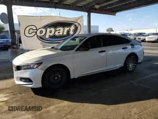 2020 Honda Accord EX-L z VIN 1HGCV1F51LA115701, wystawiony jako Copart lot #81851435 z przebiegiem 59 228 mil mil oraz Szkoda całkowita • Salvage title. Historia ofert i sprzedaży dostępna na DreamBid. Obrazek 1.