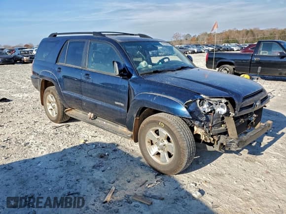 ✅ 2005 Toyota 4Runner Limited • VIN: JTEZU17R858026968 • Lot: 94106885. Listed on Copart with 202,044 mi. Free auction sales archive from the USA and detailed vehicle history report at DreamBid. Image 4.