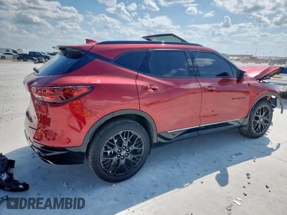 ✅ 2023 Chevrolet Blazer RS • VIN: 3GNKBKRS7PS130242 • Lot: 70927655. Listed on Copart with Not provided. Free auction sales archive from the USA and detailed vehicle history report at DreamBid. Image 3.