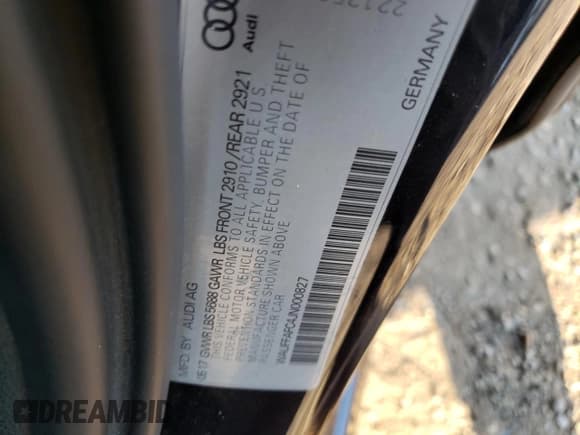 ✅ 2018 Audi S6 Premium Plus • VIN: WAUFFAFC4JN000827 • Лот: 75673354. Опубликован ранее на Copart с пробегом 55 783 миль. Бесплатный доступ к архиву аукционных продаж из США и подробный отчёт об истории автомобиля на DreamBid. Изображение 12.