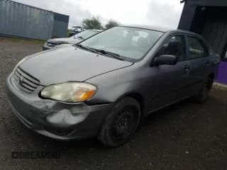 ✅ 2003 Toyota Corolla CE • VIN: 2T1BR32E33C719374 • Lot: 68435565. Listed on Copart with 299,999 mi. Free auction sales archive from the USA and detailed vehicle history report at DreamBid. Image 1.