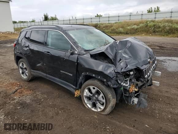 2018 Jeep Compass Limited z VIN 3C4NJDCB6JT435309, wystawiony jako Copart lot #81708385 z przebiegiem 88 825 mil mil oraz Czysty tytuł • Clean title. Historia ofert i sprzedaży dostępna na DreamBid. Obrazek 4.