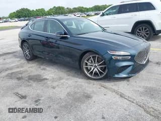 ✅ 2025 Genesis G70 2.5T • VIN: KMTG34SC0SU153835 • Lot: 42586687. Listed on IAAI with 17,312 mi. Free auction sales archive from the USA and detailed vehicle history report at DreamBid. Image 1.