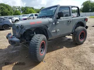 ✅ 2021 Jeep Wrangler Sport • VIN: 1C4GJXAN2MW523442 • Lot: 58253505. Listed on Copart with 77,393 mi. Free auction sales archive from the USA and detailed vehicle history report at DreamBid. Image 1.