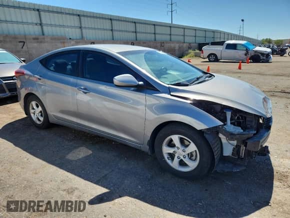 2014 Hyundai Elantra SE z VIN KMHDH4AE3EU206663, wystawiony jako Copart lot #80741135 z przebiegiem 92 126 mil mil oraz Szkoda całkowita • Salvage title. Historia ofert i sprzedaży dostępna na DreamBid. Obrazek 4.