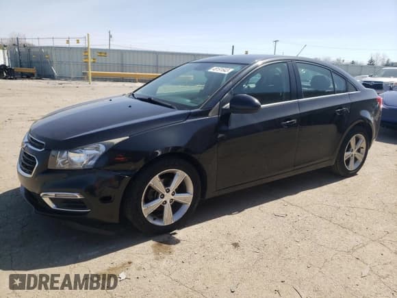 ✅ 2015 Chevrolet Cruze LT • VIN: 1G1PE5SBXF7156423 • Lot: 48191643. Listed on Copart with 114,246 mi. Free auction sales archive from the USA and detailed vehicle history report at DreamBid. Image 1.