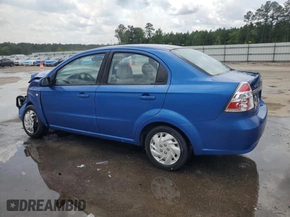 ✅ 2007 Chevrolet Aveo LS • VIN: KL1TD56687B134643 • Lot: 53602275. Wystawiony na Copart z przebiegiem Nie podano. Bezpłatny archiwum sprzedaży aukcyjnych z USA i szczegółowy raport historii pojazdu na DreamBid. Zdjęcie 2.