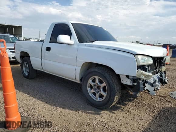 2007 Chevrolet Silverado 1500 Work Truck with VIN 3GCEC14V07G162578, listed as a Copart auction lot 70171115 with 254,231 mi miles and Salvage title. Bid and sale history available at DreamBid. Image 4.
