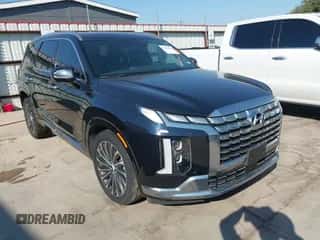 2024 Hyundai Palisade Calligraphy z VIN KM8R7DGE3RU651720, wystawiony jako IAAI lot #43084050 z przebiegiem 27 661 mil mil oraz . Historia ofert i sprzedaży dostępna na DreamBid. Obrazek 1.