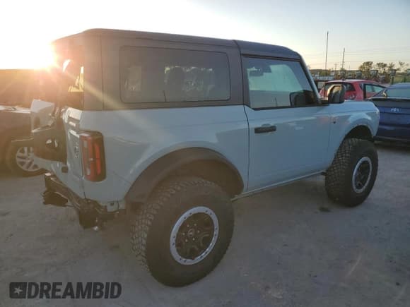 ✅ 2023 Ford Bronco • VIN: 1FMDE5CH2PLA83632 • Lot: 73274023. Listed on Copart with 16,260 mi. Free auction sales archive from the USA and detailed vehicle history report at DreamBid. Image 3.