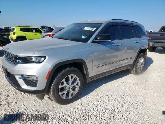 2022 Jeep Grand Cherokee Limited with VIN 1C4RJGBG9N8636349, listed as a Copart auction lot 85860745 with 37,232 mi miles and Salvage title. Bid and sale history available at DreamBid. Image 1.