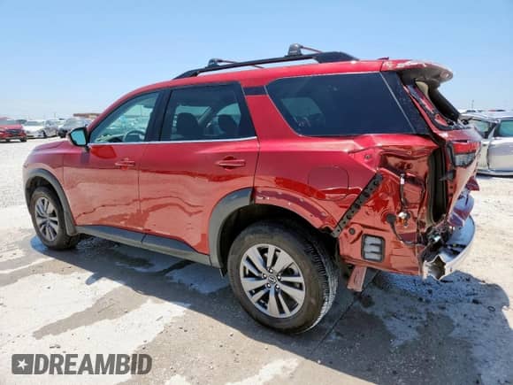 2024 Nissan Pathfinder SV with VIN 5N1DR3BA0RC305438, listed as a Copart auction lot 65257525 with 35,628 mi miles and Clean title. Bid and sale history available at DreamBid. Image 2.