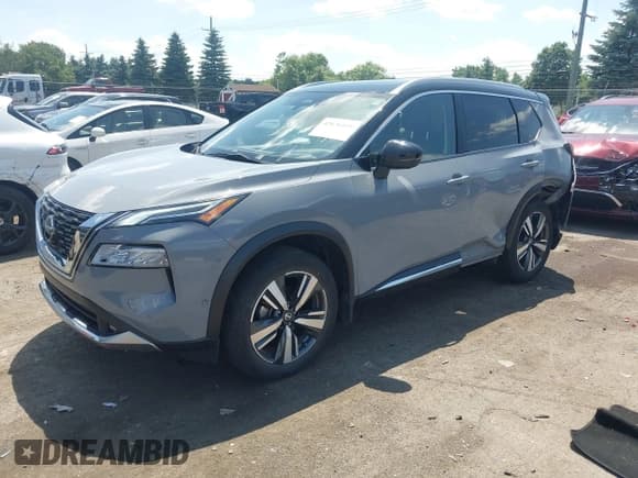 ✅ 2021 Nissan Rogue Platinum • VIN: JN8AT3DDXMW314000 • Лот: 42636880. Опубликован ранее на IAAI с пробегом 34 494 миль. Бесплатный доступ к архиву аукционных продаж из США и подробный отчёт об истории автомобиля на DreamBid. Изображение 2.