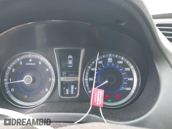 ✅ 2012 Hyundai Azera • VIN: KMHFH4JG2CA174846 • Lot: 42477082. Listed on IAAI with 73,371 mi. Free auction sales archive from the USA and detailed vehicle history report at DreamBid. Image 7.