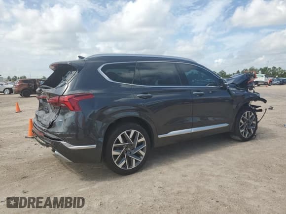 ✅ 2022 Hyundai Santa Fe Calligraphy • VIN: 5NMS5DAL0NH375615 • Lot: 63292664. Wystawiony na Copart z przebiegiem 39 285 mil. Bezpłatny archiwum sprzedaży aukcyjnych z USA i szczegółowy raport historii pojazdu na DreamBid. Zdjęcie 3.