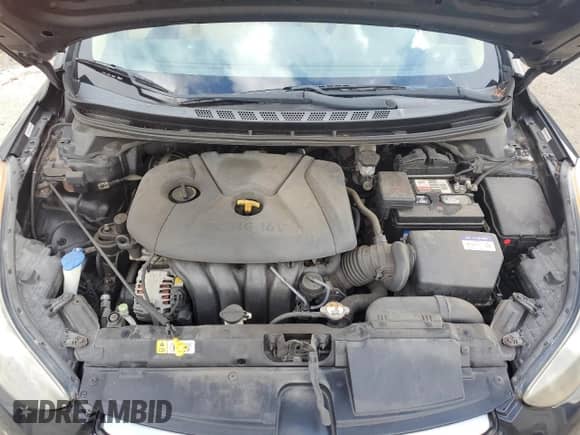 2013 Hyundai Elantra GLS z VIN KMHDH4AE9DU879388, wystawiony jako Copart lot #85315495 z przebiegiem 122 355 mil mil oraz Szkoda całkowita • Salvage title. Historia ofert i sprzedaży dostępna na DreamBid. Obrazek 11.