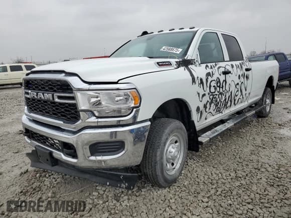✅ 2024 Ram 3500 Tradesman • VIN: 3C63R3GJ7RG312206 • Lot: 42588675. Listed on Copart with 1,419 mi. Free auction sales archive from the USA and detailed vehicle history report at DreamBid. Image 1.