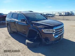 ✅ 2021 GMC Acadia SLE • VIN: 1GKKNKLS7MZ133735 • Lot: 41065868. Listed on IAAI with 75,718 mi. Free auction sales archive from the USA and detailed vehicle history report at DreamBid. Image 1.