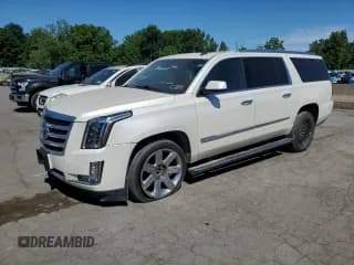 ✅ 2015 Cadillac Escalade ESV Premium • VIN: 1GYS4JKJ5FR268744 • Lot: 65888735. Listed on Copart with 94,537 mi. Free auction sales archive from the USA and detailed vehicle history report at DreamBid. Image 1.